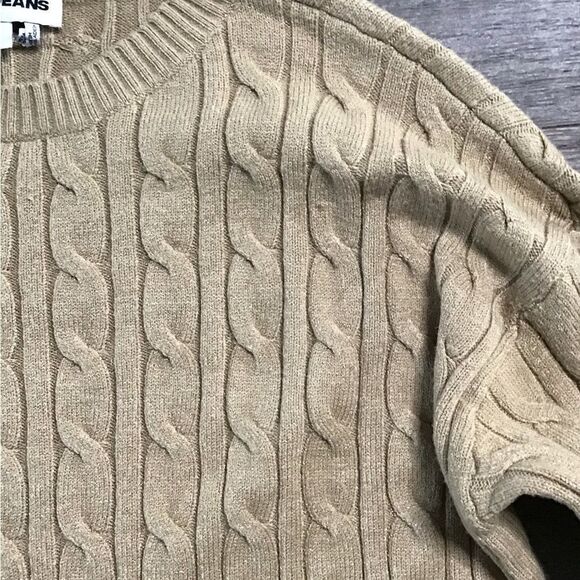 DKNY Cable Knit Sweater in Beige - Picture 4 of 4